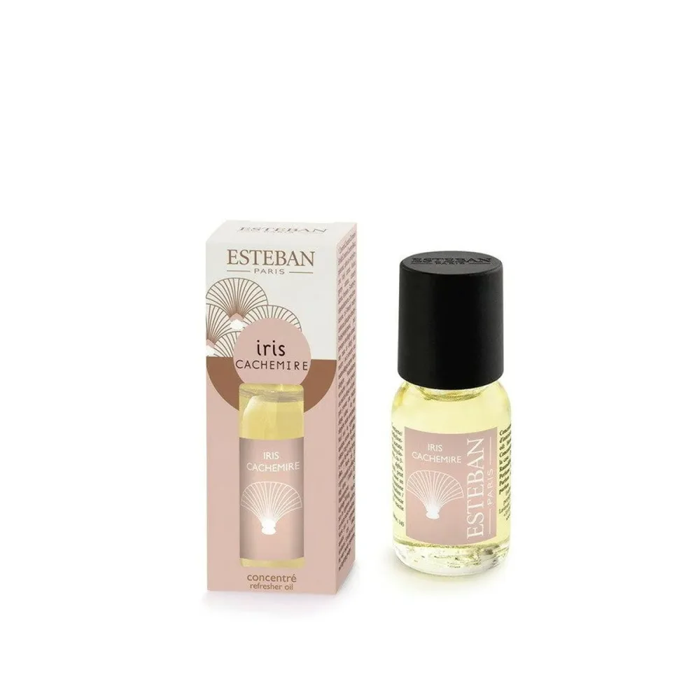 【送料込・まとめ買い×5個セット】日本香堂 エステバン ESTEBAN イリスカシミア インテリア フレグランスオイル 15ml