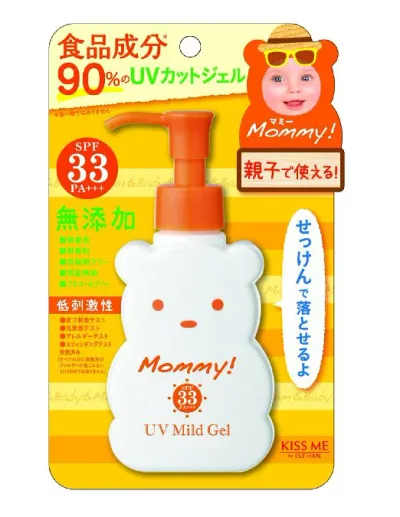 【送料込・まとめ買い×48点セット】伊勢半 キスミー kiss me マミー UVマイルドジェルN 100g SPF33PA+++ 低刺激性 ( 紫外線 UV対策 日焼け止め ) ( 4901433074902 )
