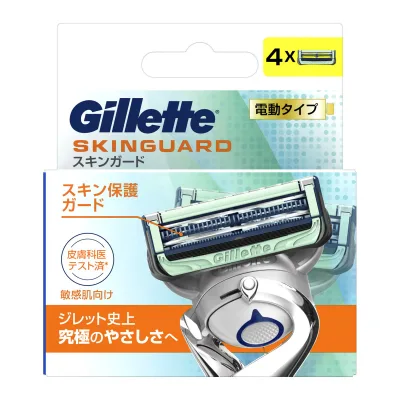 【送料込・まとめ買い×40点セット】P&G ジレット スキンガード パワー 替刃 4B 4個入