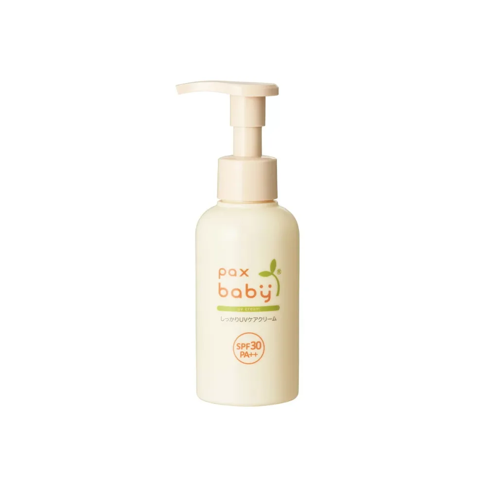 【送料込・まとめ買い×10個セット】太陽油脂 パックスベビー SPF30 しっかりUVケアクリーム 90g 日焼け止め