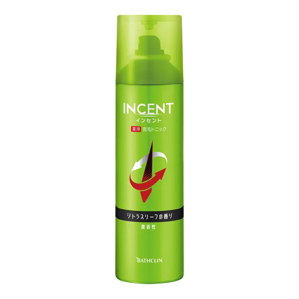【送料込・まとめ買い×3個セット】バスクリン INCENT インセント 薬用 育毛トニック 微香性 190g