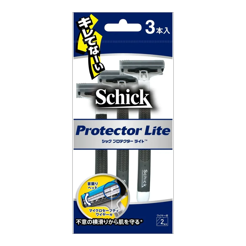 【送料込・まとめ買い×144個セット】シック・ジャパン Schick シック プロテクターライト 3本入