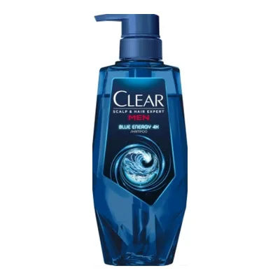 【送料込・まとめ買い×6点セット】ユニリーバ クリア CLEAR ブルーエナジー 4x スカルプシャンプー ポンプ 350g
