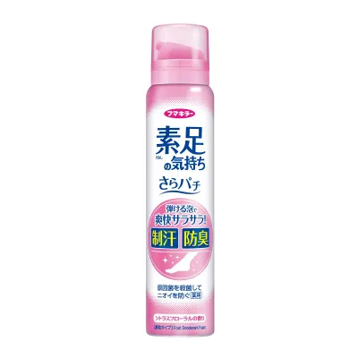 【送料込・まとめ買い×36個セット】フマキラー 素足の気持ち さらパチ シトラスフローラルの香り 80g 医薬部外品