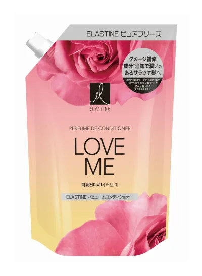 【送料込・まとめ買い×5個セット】トイレタリージャパン エラスティン ラブミー パヒュームコンデショナー 詰替 350mL