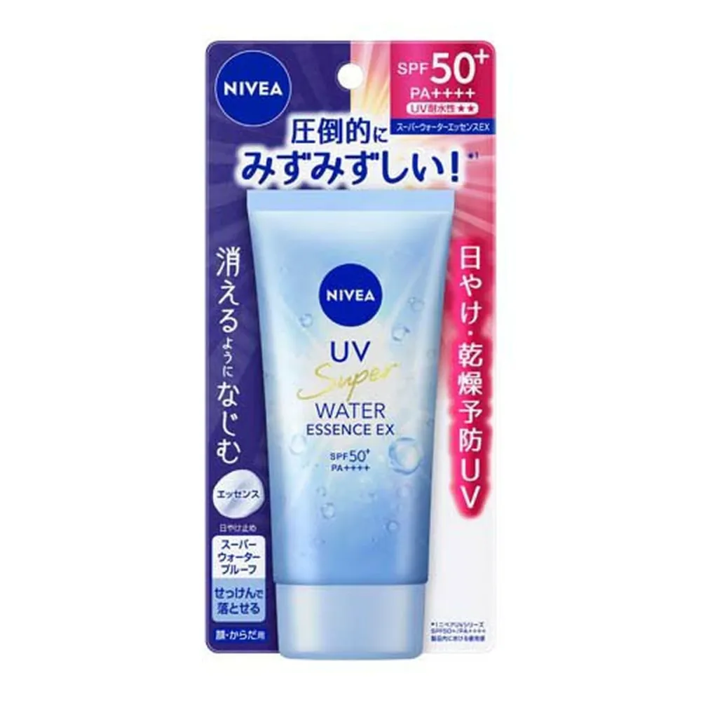 【送料込・まとめ買い×5個セット】花王 ニベア UVウォーターエッセンスEX 80g SPF50+PA++++ 日焼け止め