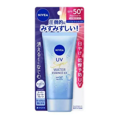 【送料込・まとめ買い×5個セット】花王 ニベア UVウォーターエッセンスEX 80g SPF50+PA++++ 日焼け止め