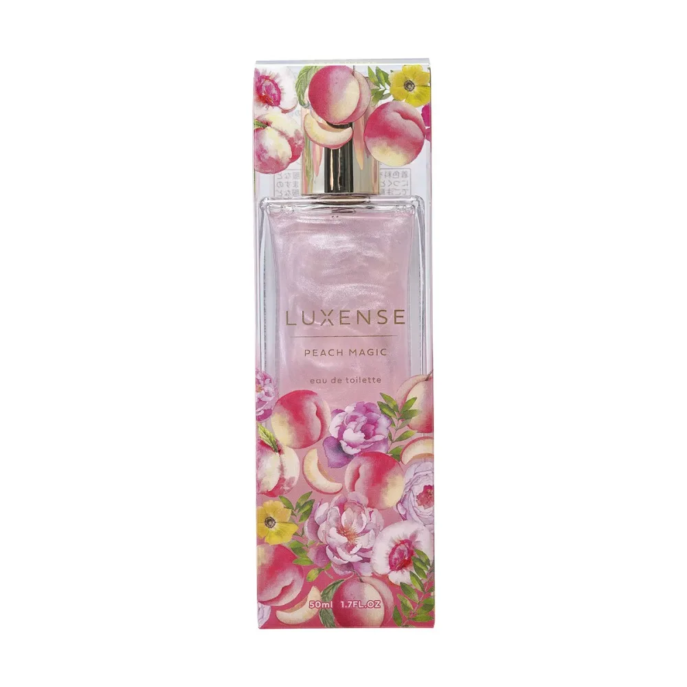 【送料込・まとめ買い×10個セット】コスメステーション ラグジェンス LUXENSE オードトワレ ピーチマジック 50mL