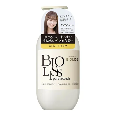 【送料込・まとめ買い×12個セット】コーセーコスメポート SALON STYLE BIOLISS ビオリス ピュアレタッチ うねさぁら ヘアコンディショナー 480ml 本体 ストレートタイプ