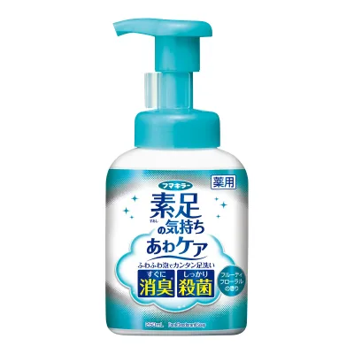 【送料込・まとめ買い×3個セット】フマキラー 薬用 素足の気持ち あわケア 250ml