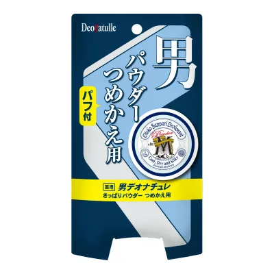 【送料込・まとめ買い×36個セット】シービック 薬用 男 デオナチュレ さっぱりパウダー つめかえ用 25g パウダータイプ 直ヌリ 制汗デオドラント