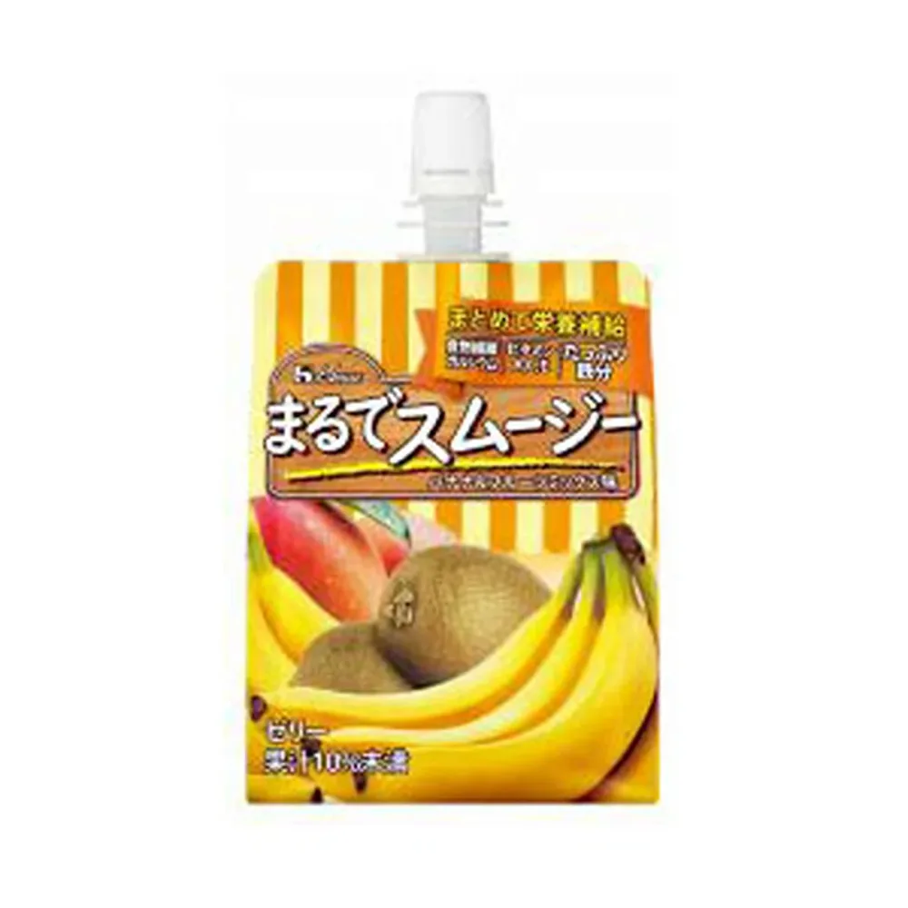 【送料込・まとめ買い×5個セット】ハウスウェルネスフーズ まるでスムージー バナナ&フルーツミックス味 150g