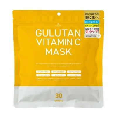 【送料込・まとめ買い×10個セット】富士 GULUTAN VITAMIN C MASK 30枚入 シートマスク