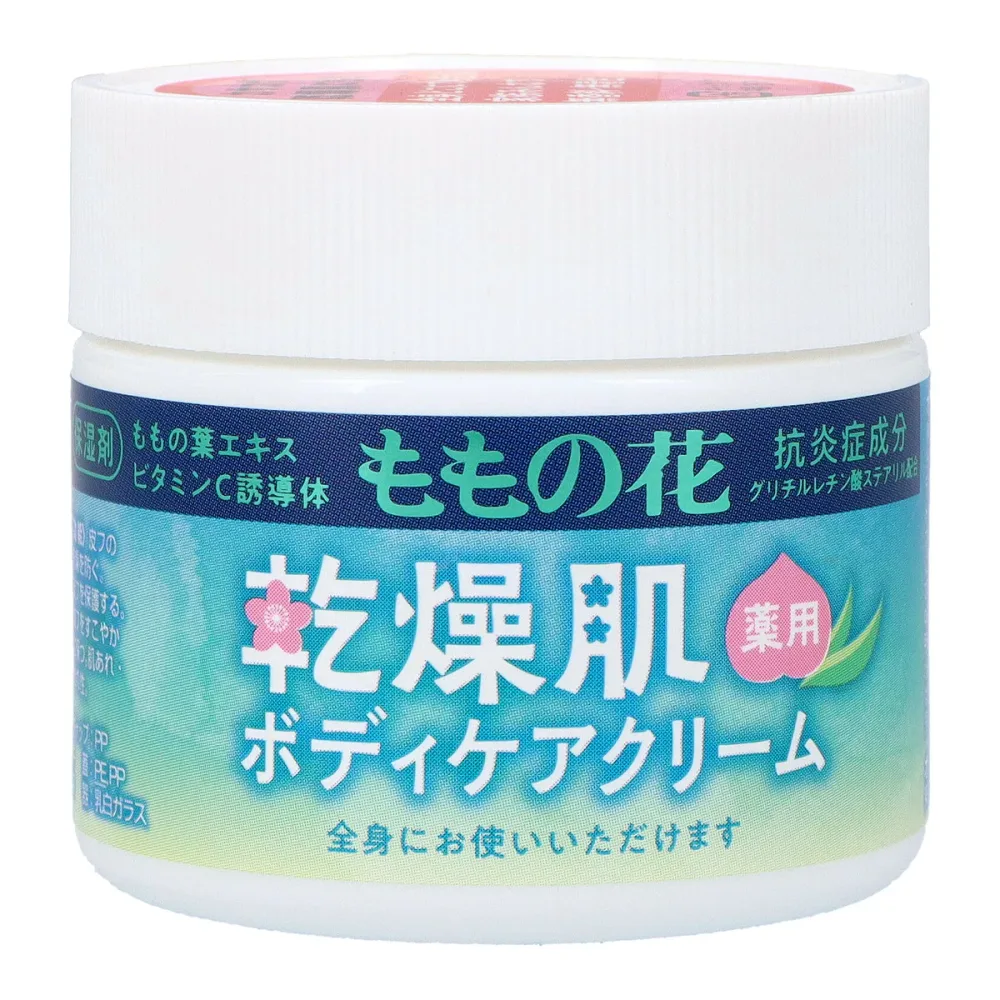 【送料込・まとめ買い×48個セット】オリヂナル ももの花 乾燥肌 薬用 ボディケアクリーム 70g ボディクリーム