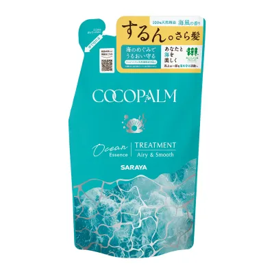 【送料込・まとめ買い×10個セット】サラヤ ココパーム オーシャンエッセンス トリートメント 詰替用 380ml
