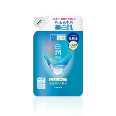 【送料込・まとめ買い×3個セット】ロート製薬 肌ラボ 白潤 薬用 美白 化粧水 しっとりタイプ つめかえ用 170mL