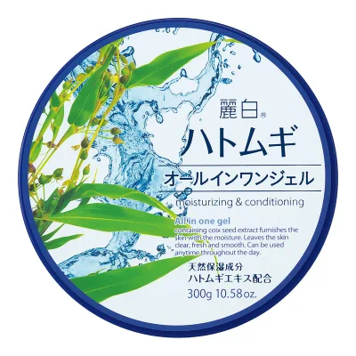 【夜の市★合算2千円超で送料無料対象】熊野油脂 麗白 ハトムギ オールインワンジェル 300g