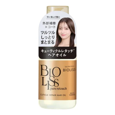 【×8個 配送おまかせ】コーセーコスメポート ビオリス ピュアレタッチ キューティクルリペア ヘアオイル 80mL