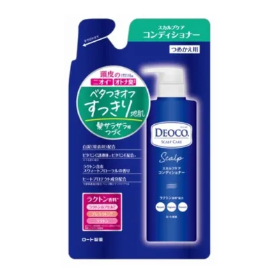 【まとめ買い×3点セット】ロート製薬 デオコ スカルプケア コンディショナー つめかえ用 370g