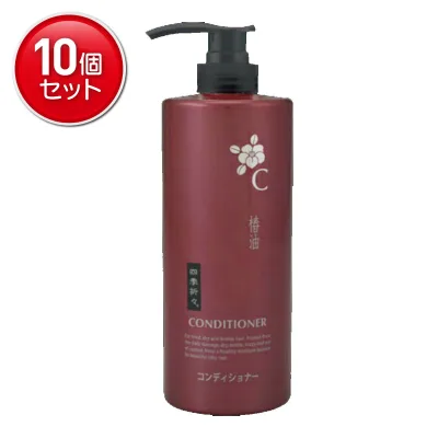 【最安挑戦!まとめ買い×10点セット】熊野油脂 四季折々椿油CDボトル600ML( 4513574017252 )