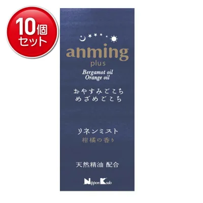 【最安挑戦!まとめ買い×10点セット】日本香堂 アンミング プラス リネン ミスト 50ml