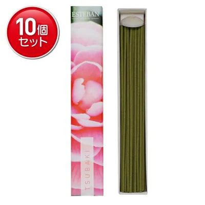【最安挑戦!まとめ買い×10点セット】ESTEBAN エステバン 「エスプリドナチュール ツバキ スティック40本入」 (4902125985094)