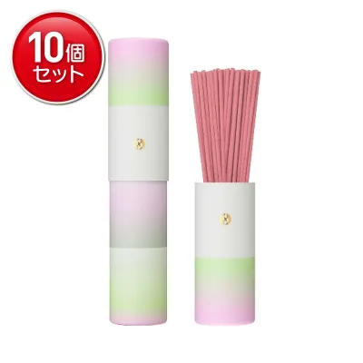 【最安挑戦!まとめ買い×10点セット】日本香堂 セントスケープ さくら&グリーンリーフ 30本入 お香