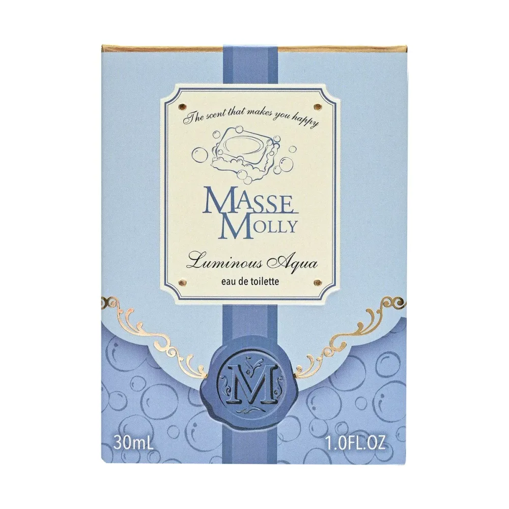 【×3個 送料込】コスメステーション MASSEMOLLY マッセモリー プチ ルミナスアクア 30mL オードトワレ 香水