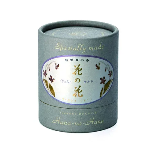 【今月のオススメ品】日本香堂 特製 花の花 すみれ うず巻 20巻入