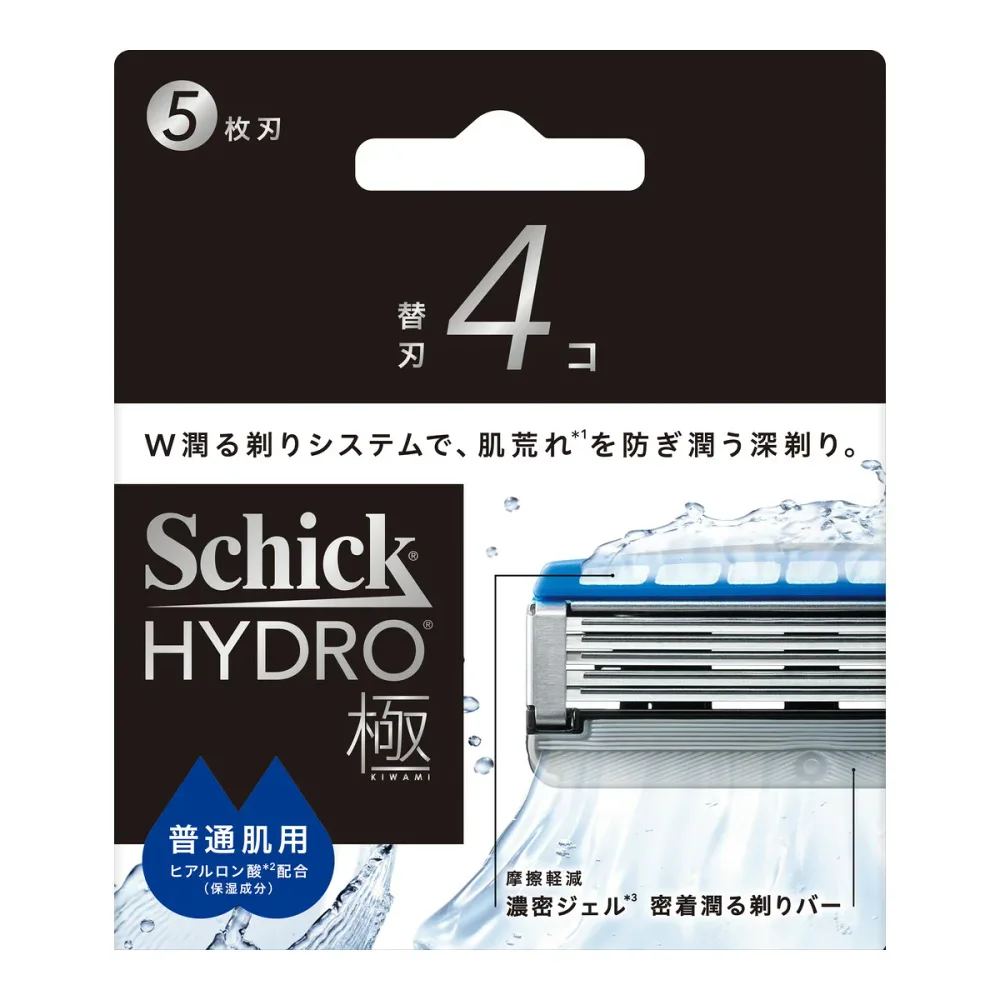 シック ハイドロ 極 普通肌 替刃 4コ Schick 男性用 髭剃り
