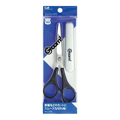 【送料込・まとめ買い×120個セット】Groom! サンパツハサミ 000HC3032 散髪はさみ 貝印