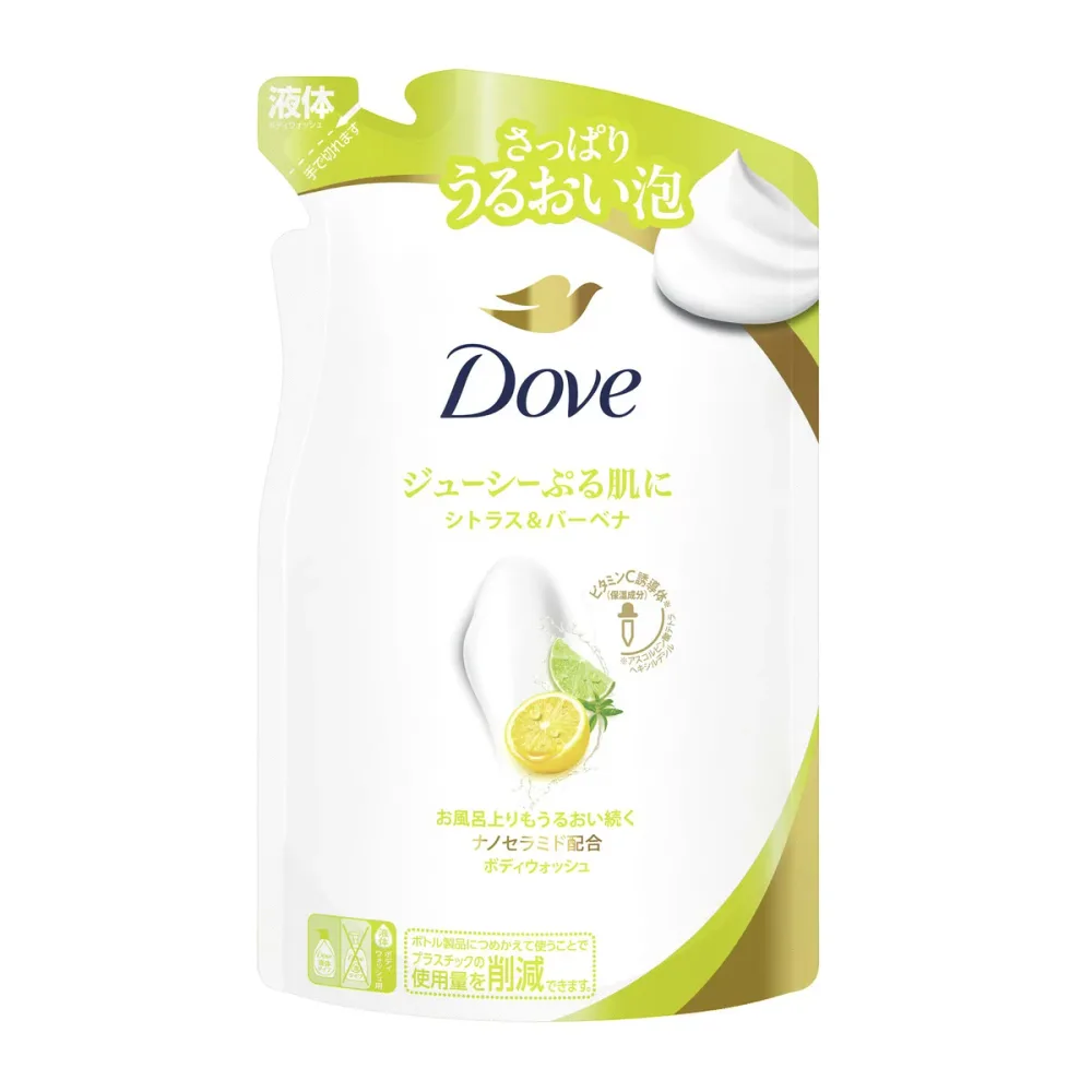 【1点限り!令和お試し価格】ダヴ ボディウォッシュ シトラス & バーベナ つめかえ用 300g ボディソープ ユニリーバ