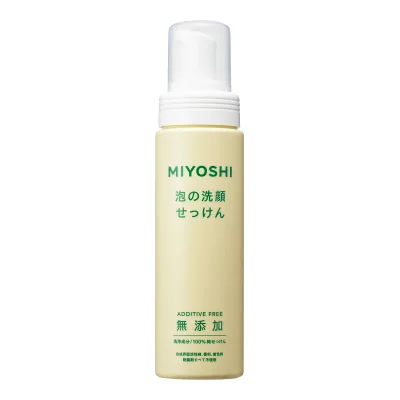 【送料込】 ミヨシ石鹸 無添加 泡の洗顔せっけんポンプボトル 200ml 1個