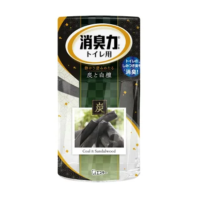 【送料込】エステー トイレの消臭力 消臭芳香剤 トイレ用 炭と白檀の香り 400ml 1個