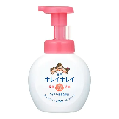 【送料込】ライオン キレイキレイ 薬用泡ハンドソープ フルーツミックス ポンプ 250ml 1個