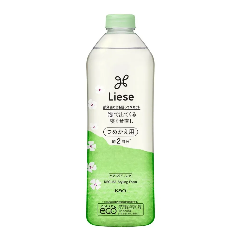【送料込・まとめ買い×24個セット】花王 リーゼ 泡で出てくる寝ぐせ直し つめかえ用 340ml