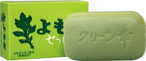 【送料込・まとめ買い×120個セット】ちのしお社 よもぎせっけん 98g