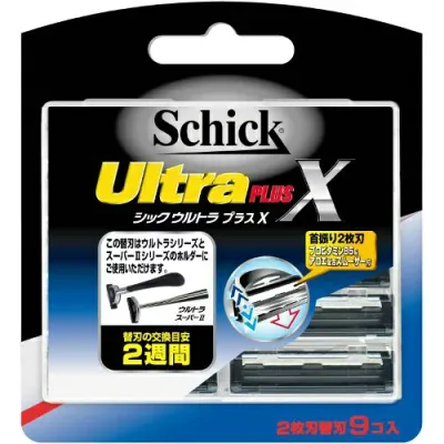 【×2個 配送おまかせ】シック ウルトラプラスX 替刃 9個入