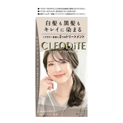 【送料込】ダリヤ クレオディーテ クリアリーカラー 白髪用 セピアグレージュ 1個