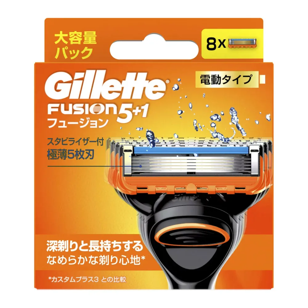 【送料込・まとめ買い×40個セット】P&G ジレット フュージョン パワー 替刃 8B 8個入