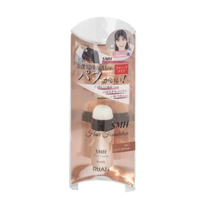 【送料込】ルアン スーパーミリオンヘアー ヘアファンデーション スティックタイプ No.3 ライトブラウン 3g 1個