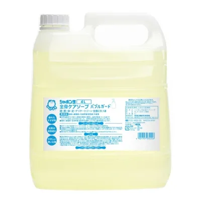 【送料込】シャボン玉せっけん 全身ケア ソープ バブルガード 大容量 4000ml 1個