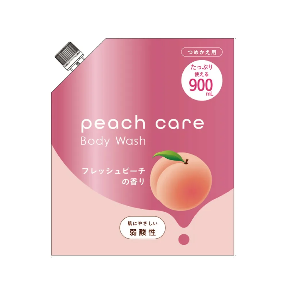 【送料込】ロケット石鹸 ピーチケア ボディウォッシュ フレッシュピーチの香り つめかえ用 900ml 1個