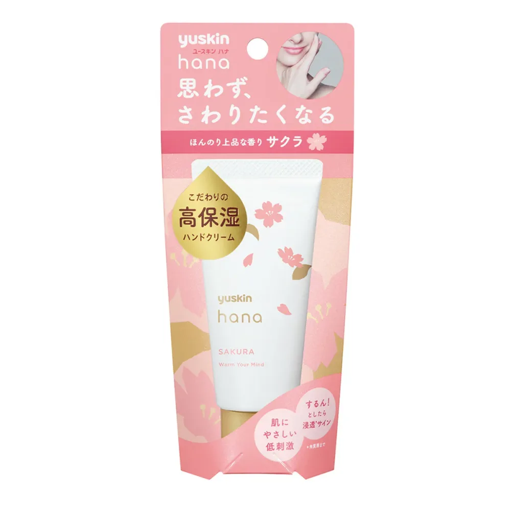 【送料込・まとめ買い×72個セット】ユースキン hana ハンドクリーム サクラ 50g