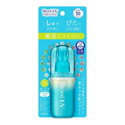 【送料込・まとめ買い×24個セット】花王 Kao ビオレUV アクアリッチ アクアプロテクトミスト 60ml 瞬感ミストUV SPF50 PA++++