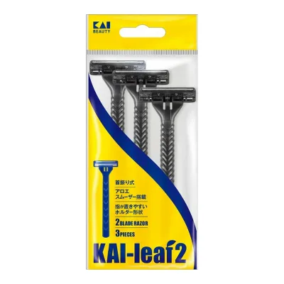【配送おまかせ】貝印 KAI leaf2 GA0003 (3本入) 1個