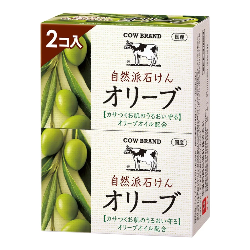 【送料込・まとめ買い×36個セット】牛乳石鹸共進社 カウブランド 自然派石けん オリーブ 100g×2コ入