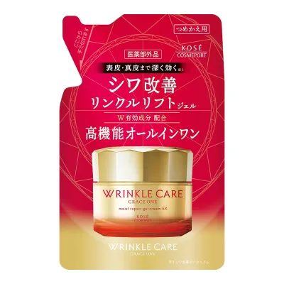 【送料込】コーセーコスメポート グレイスワン リンクルケア モイストリペア ジェルクリーム EX つめかえ用 90g 1個