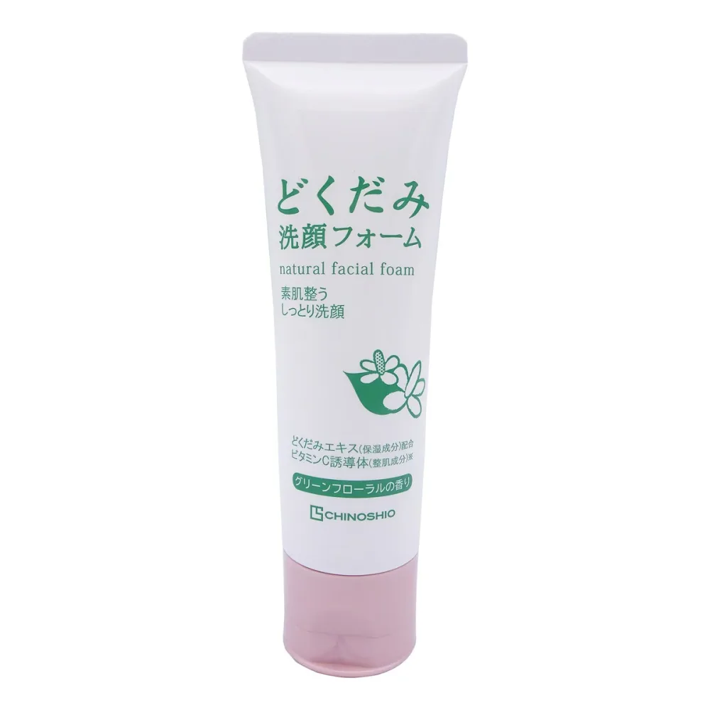 【送料込・まとめ買い×56個セット】地の塩社 DNフェイシャルフォーム 洗顔料 75g どくだみ洗顔フォーム