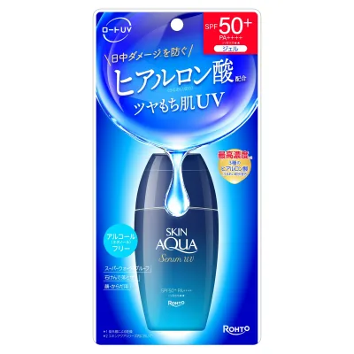 【送料込・まとめ買い×42個セット】ロート製薬 スキンアクア ヒアルロンセラム UV SPF50+PA++++ UV耐水性 70g 日焼け止め